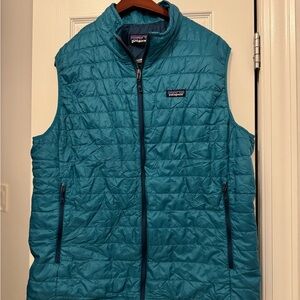 Patagonia Teal Quilted Vest